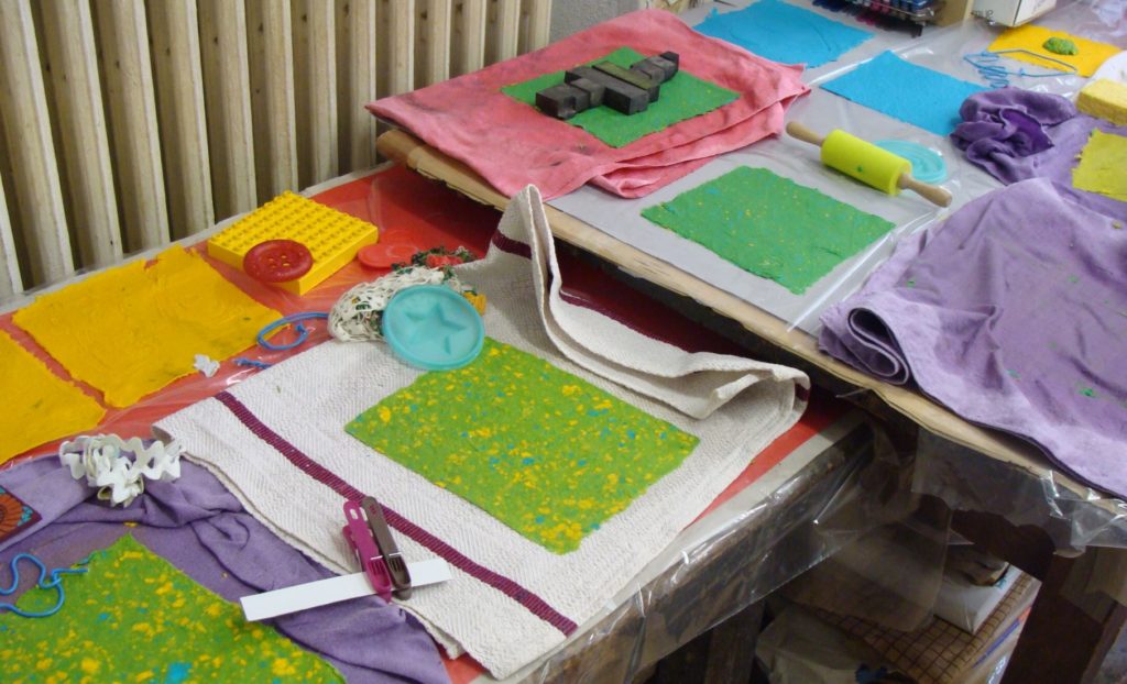 Atelier papier recyclé